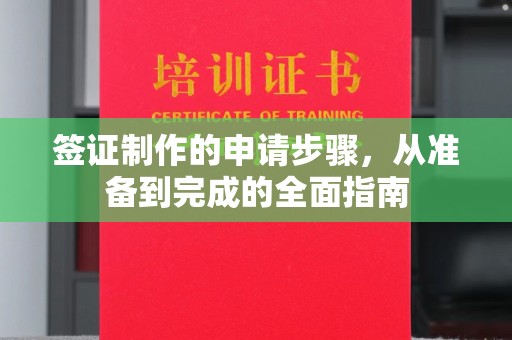 青原签证制作的申请步骤，从准备到完成的全面指南